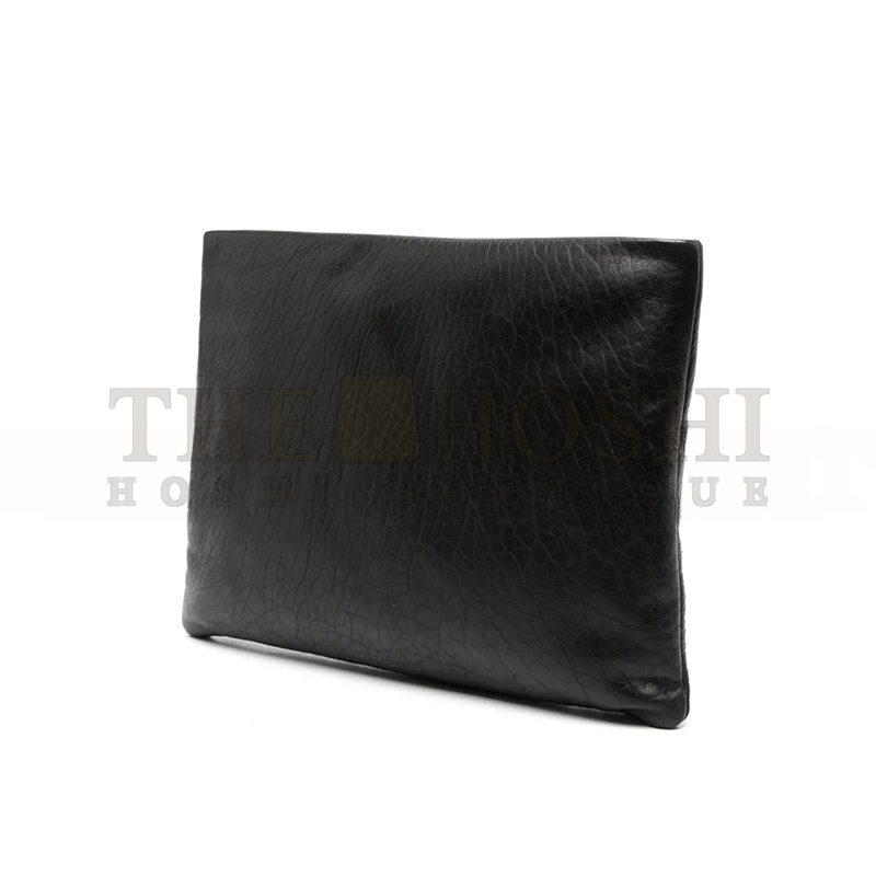 Y51 Sa1nt Lau*nt PUFFY POUCH IN LAMBSKIN 779512AADBZ (30*22*3cm) Master Quality